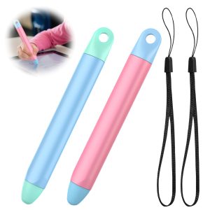 2 Stylets pour Enfants pour Écran Tactile, Stylet Capacitif pour Tablette Smartphone Appareil Éducatif, Crayon Tactile pour Kids Tablette Dessin Écriture Apprentissage