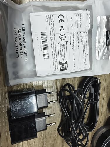 2Pack 25W Chargeur USB C avec 2 Câbles de 2M,Charge Rapide pour Samsung Galaxy S25/S24/S23/S22/S21 Ultra/S21+/S20/Note20/S10/S9,iPhone 16 Pro Max/15 Plus/iPad Pro,Adaptateur Secteur – Image 3