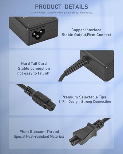 90W Chargeur Universel PC Ordinateur Portable pour HP ASUS Lenovo Acer Dell Sony Samsung Gateway MSI Medion Notebook Ultrabook Chromebook Câble d'alimentation avec 15 Connecteurs – Image 6