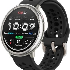 Amazfit Active 2 Smart Watch 44mm, AI, Contrôle Vocal, GPS et Cartes incluses, Batterie 10 Jours, Montre Intelligente, 160+ Modes Sportifs, 5 ATM Water Resistant pour Android et iPhone
