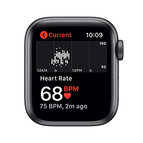 Apple Watch SE 2020 (GPS, 40MM) Boîtier en Aluminium Gris Sidéral avec Bracelet Sport Noir (reconditionné) – Image 4
