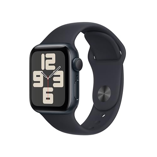 Apple Watch SE (2nd Gen)(GPS, 40MM)) Coque en Alluminum Minuit avec Bracelet Sport Lumière Stellaire, S/M (Reconditionné) – Image 2