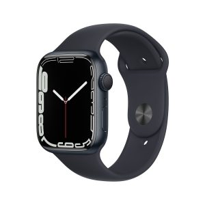 Apple Watch Series 7 (GPS, 45MM) Boîtier en Aluminium Minuit avec Bracelet Sport Minuit (Reconditionné)