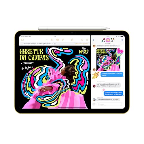 Apple iPad avec Puce A16 : Écran Liquid Retina 11 Pouces, 128 Go, Wi-FI 6, caméras Avant/arrière 12 Mpx, Touch ID, autonomie d’Une journée – Rose – Image 4