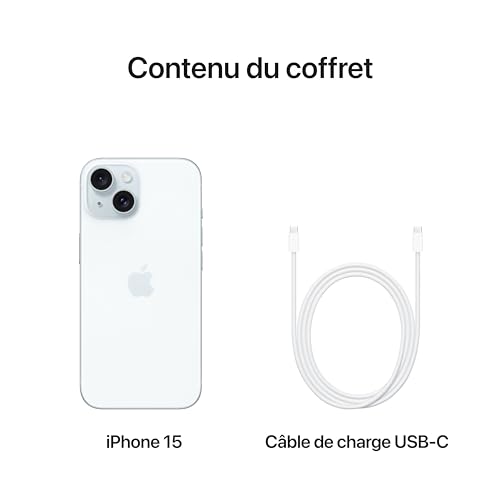 Apple iPhone 15 (128 Go) - Bleu – Image 7