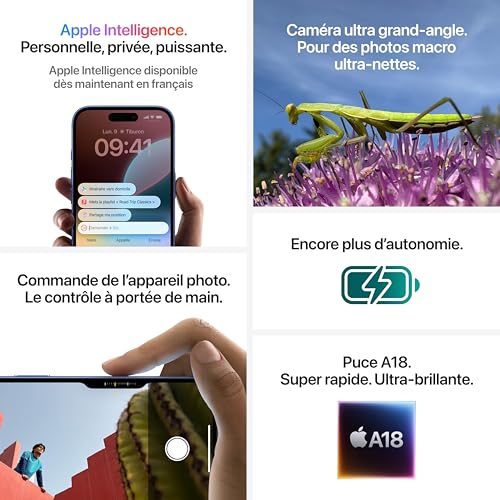 Apple iPhone 16 (128 Go) - Cyan – Image 6