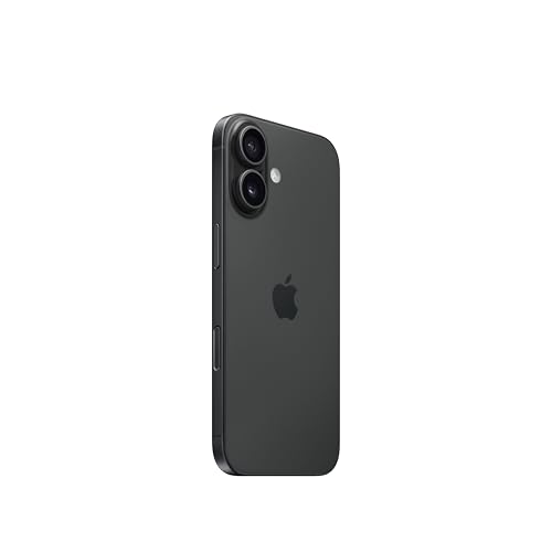 Apple iPhone 16 (128 Go) - Noir + Coque Transparente avec MagSafe - Noir – Image 3