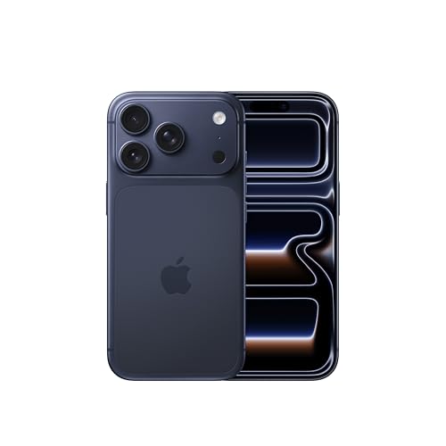 Apple iPhone 17 Pro 256 Go : Écran 6,3 pouces avec ProMotion jusqu’à 120 Hz, Puce A19 Pro, Autonomie prodigieuse, Système caméra Pro Fusion avec caméra avant Center Stage ; Bleu intense – Image 2