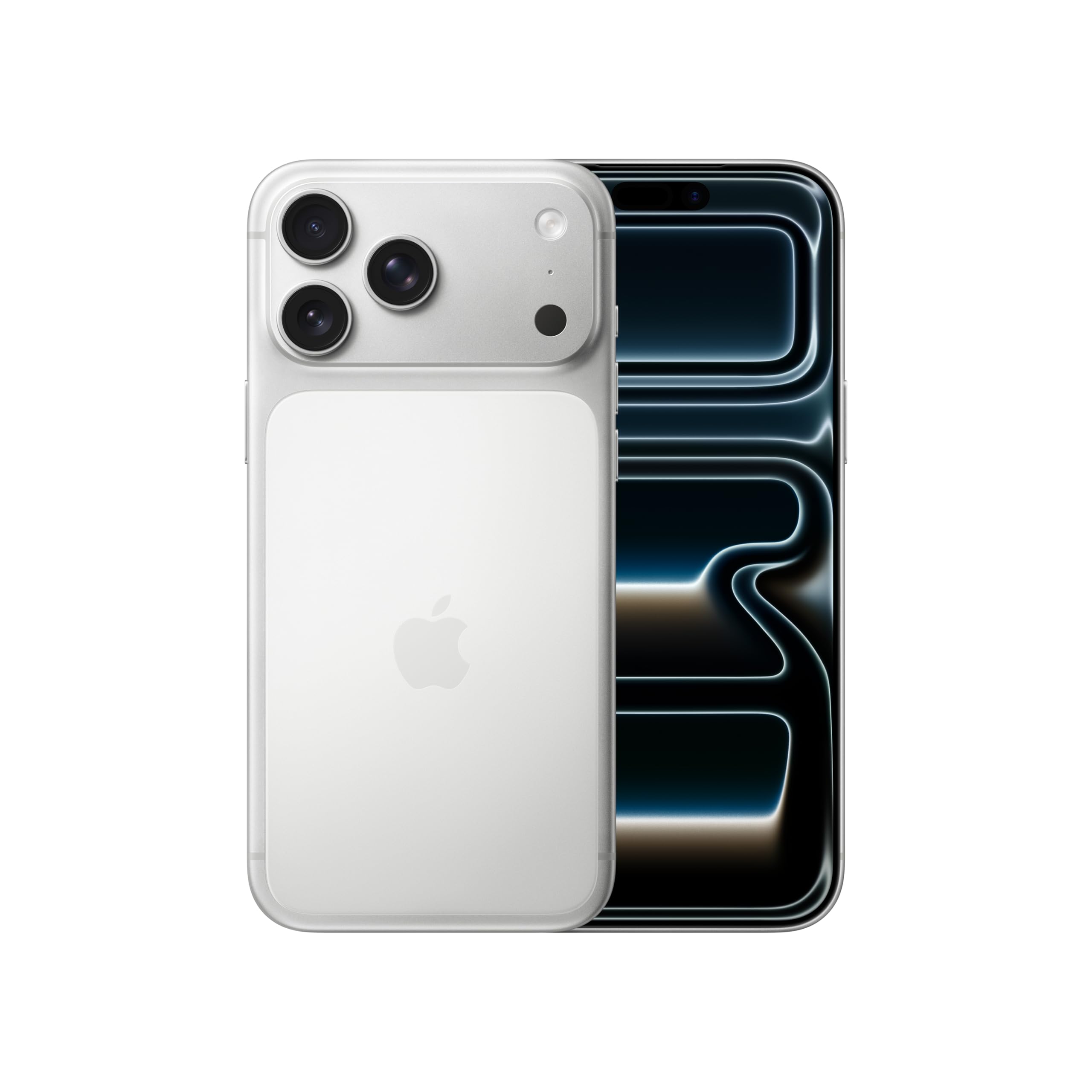 Apple iPhone 17 Pro Max 256 Go : Écran 6,9 Pouces, Puce A19 Pro, Autonomie Record sur iPhone, Système caméra Pro Fusion, Caméra Avant Center Stage ; Argent
