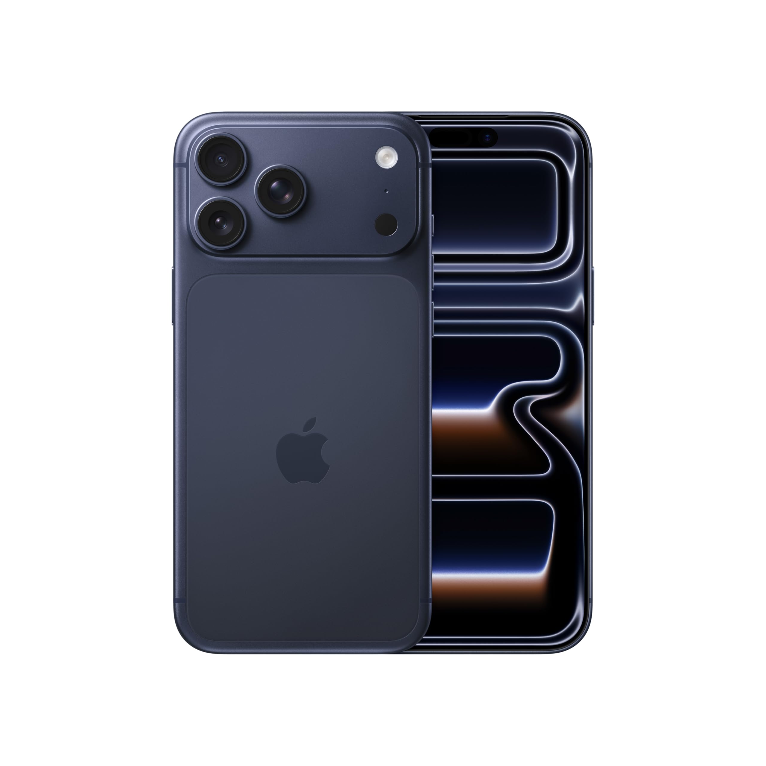 Apple iPhone 17 Pro Max 256 Go : Écran 6,9 Pouces, Puce A19 Pro, Autonomie Record sur iPhone, Système caméra Pro Fusion, Caméra Avant Center Stage ; Bleu Intense