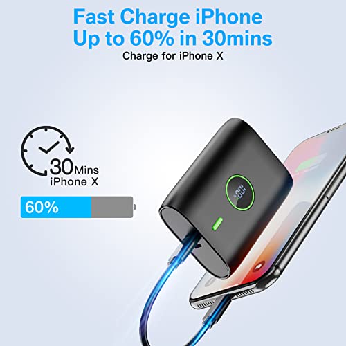 Batterie Externe 10000mAh,PD 22.5W Power Bank,avec Affichage LED USB c Batterie Portable,Batterie Externe Charge Rapide,Convient pour,Huawei,Xiaomi,Samsung, etc. – Image 7