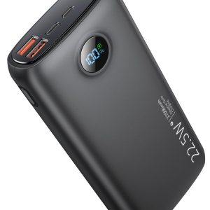 Batterie Externe 27000mAh 22.5W Power Bank, USB C Charge Rapide Portable PD3.0 QC4.0 avec Écran LED Compatible iPhone 17/16/15/14/13/Samsung/iPad/Smartphones etc