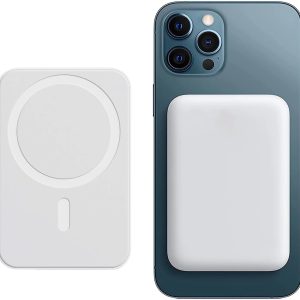 Batterie Externe Magnétique Power Bank sans Fil 5000mAh, PD 20W Charge Rapide Power Bank avec USB-C Entrée Chargeur Portable