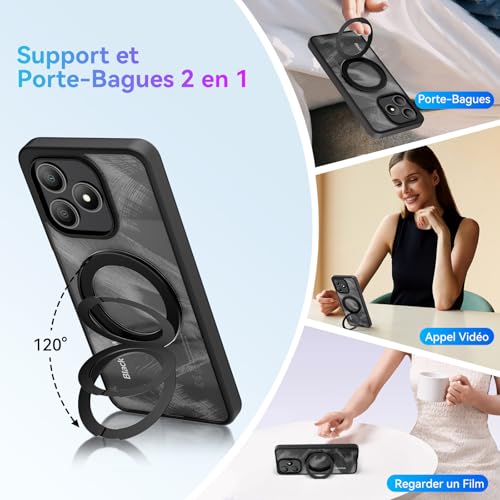 Blackview Wave 9C Telephone Portable Pas Cher avec Coque 360° Rotatif 12Go+64Go / 2To TF, 6,56" IP54 Android 15 Smartphone Débloqué 4G Dual SIM, 5000mAh 13MP Téléphone 4G, GPS,OTG, 2 Ans Garantie – Image 3