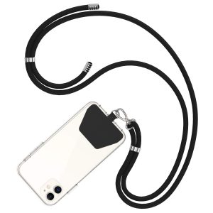 COCASES Bandoulière universelle pour téléphone portable - Bandoulière en nylon compatible avec tous les smartphones, sangle pour téléphone portable avec cordon - sans étui pour téléphone portable
