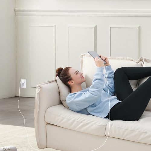 Chargeur USB C 20W, 2-Pack Prise USB C Chargeur Rapide avec 2x2m Câble USBC,Chargeur USBC Rapide pour iPhone 16 15 Plus Pro Max Samsung Galaxy iPad Huawei Xiaomi,Prise USBC – Image 8