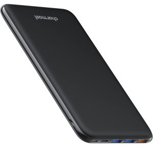 Charmast Batterie Externe, Mince 26800mAh Power Bank Charge Rapide, USB C Chargeur Portable avec 4 Sorties & 3 Entrées, Compatible avec iPhone 16/15/14, iPad, Samsung etc