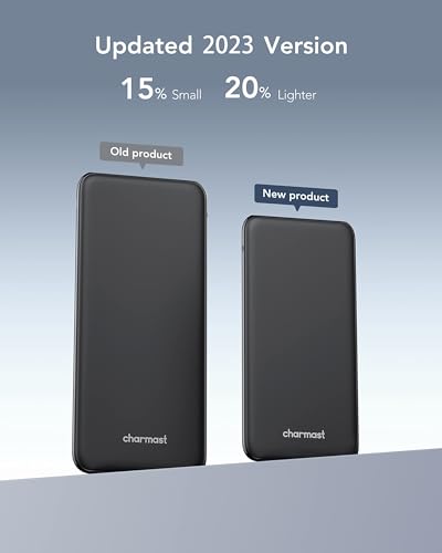 Charmast Batterie Externe, Mince 26800mAh Power Bank Charge Rapide, USB C Chargeur Portable avec 4 Sorties & 3 Entrées, Compatible avec iPhone 16/15/14, iPad, Samsung etc – Image 5