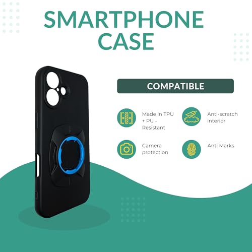 Coque Smartphone Compatible Quad Lock – Étui Antichoc avec Fixation Moto/Vélo – Modèles iPhone, Samsung – Protection Robuste & Support Système Quadlock (iPhone 17) – Image 7