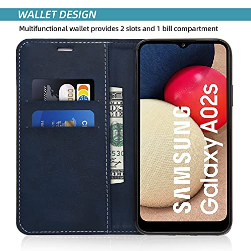 Coque pour Samsung Galaxy S24, Housse en Cuir PU Pochette de Portefeuille, Magnétique Étui de Protection Housse Coque pour Galaxy S24, Bleu – Image 3
