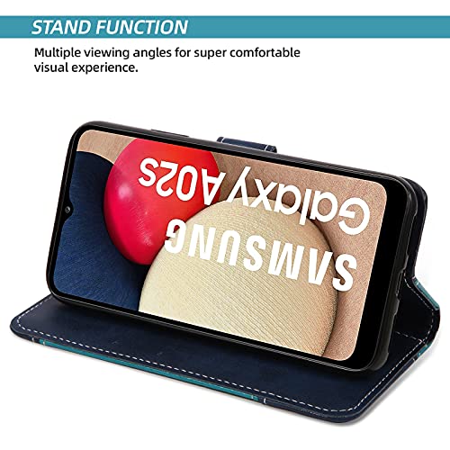 Coque pour Samsung Galaxy S24, Housse en Cuir PU Pochette de Portefeuille, Magnétique Étui de Protection Housse Coque pour Galaxy S24, Bleu – Image 4