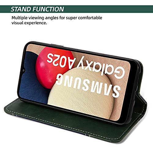 Coque pour Samsung Galaxy S24, Housse en Cuir PU Pochette de Portefeuille, Magnétique Étui de Protection Housse Coque pour Galaxy S24, Vert – Image 4