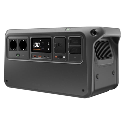 DJI Power 1000 V2, station électrique portable 1 024 Wh (Batterie LFP), sortie stable de 2 600 W, recharge de 0–80% en 37 Min, générateur électrique portable pour maisons, systèmes hors réseau – Image 2