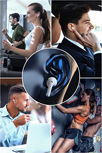 Ecouteurs Bluetooth sans Fil,Bluetooth 5.4 Ecouteurs sans Fil,Ecouteurs Hi-FI Son Stéréo,Écouteurs 50H Durée de Lecture CVC Réduction Casque Wireless for iOS Galaxy Xiaomi Oppo Android – Image 5