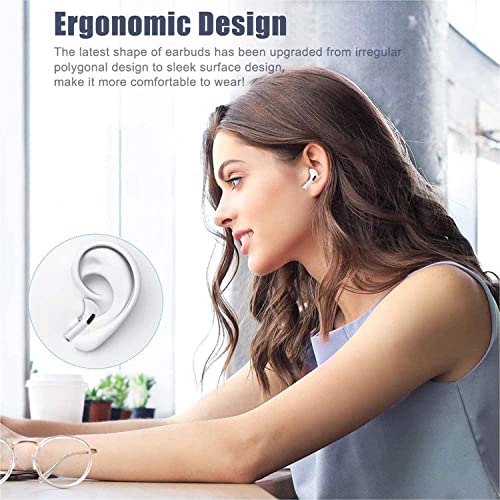 Ecouteurs Bluetooth sans Fil,Bluetooth 5.4 Ecouteurs sans Fil,Ecouteurs Hi-FI Son Stéréo,Écouteurs 50H Durée de Lecture CVC Réduction Casque Wireless for iOS Galaxy Xiaomi Oppo Android – Image 6