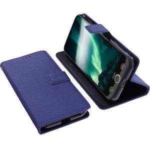 Étui Compatible avec Doro Aurora A30 / A31 Protection Book Style Case Housse Portefeuille pour téléphone Smartphone Coque à Rabat Support Pochette Bleu