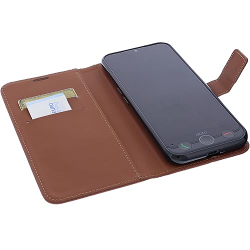 Étui Compatible avec Doro Aurora A30 / A31 Protection Book Style Case Housse Portefeuille pour téléphone Smartphone Coque à Rabat Support Pochette Brun – Image 5
