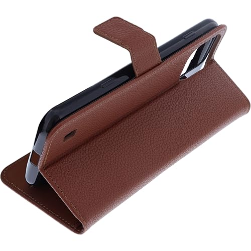 Étui Compatible avec Doro Aurora A30 / A31 Protection Book Style Case Housse Portefeuille pour téléphone Smartphone Coque à Rabat Support Pochette Brun – Image 6