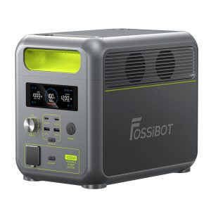 FOSSiBOT F1200 Generateur Electrique Portable 1200W, 1024Wh LiFePO4 Station électrique, 7 Sorties, UPS, BMS, 4000+ Fois, Générateur Solaire pour Camping/Jardin/RV