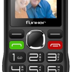 Funker C140 Classic 4G - Téléphone Mobile pour Personnes âgées avec Bouton SOS - Grandes Touches et Volume élevé - USB-C - Batterie 1000mAh - Grand écran de 1,8 Pouces - Facile à Utiliser