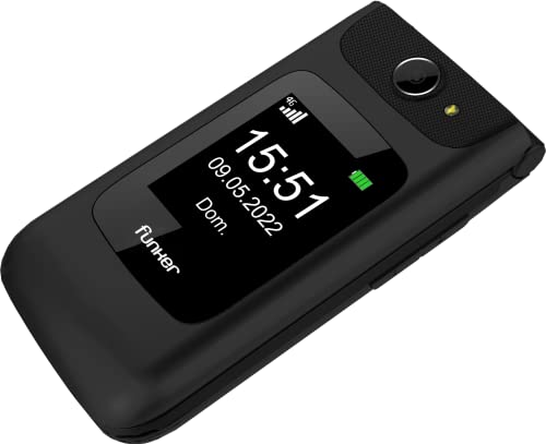 Funker C200 Comfort 4G Téléphone Portable 4G à Rabat Pour Seniors, Gros Boutons Et Touches, Facile à Utiliser, Bouton SOS, USB-C, 3 Mémoires Directes, 2000 Contacts, Batterie 1000 mAh – Image 6
