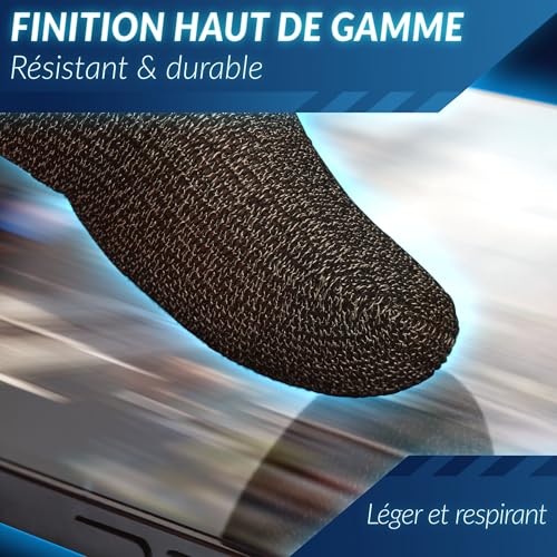 Gaming Finger Sleeve 10 pièces - Compatibles avec Tous Les Jeux Mobiles - Gaming Finger Sleeves - Gant de Doigt Gaming - Protège Doigt - Accessoires Gaming Accessoire Téléphone Gamer – Image 5