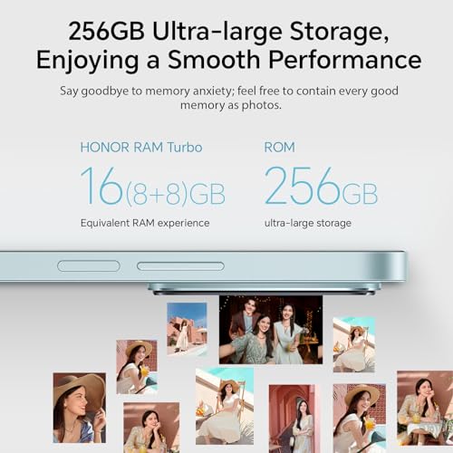 HONOR 200 Lite 5G Smartphone,Triple Caméra 108MP+5MP+2MP,MediaTek Dimensity 6080(6nm),8Go+256Go Téléphones Portables,AMOLED 6,7",4500mAh/Double SIM/NFC/GPS,MagicOS 8.0/Android 14,Bleu – Image 6