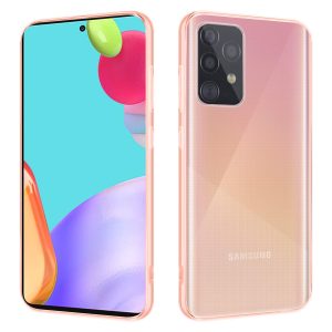 HSP Coque pour Samsung Galaxy A52 5G/4G & A52s 5G [Anti-poussière] étui de protection en silicone TPU premium | Résistant aux rayures Antichoc | Protecteur de caméra | Clair Translucide | Transparent