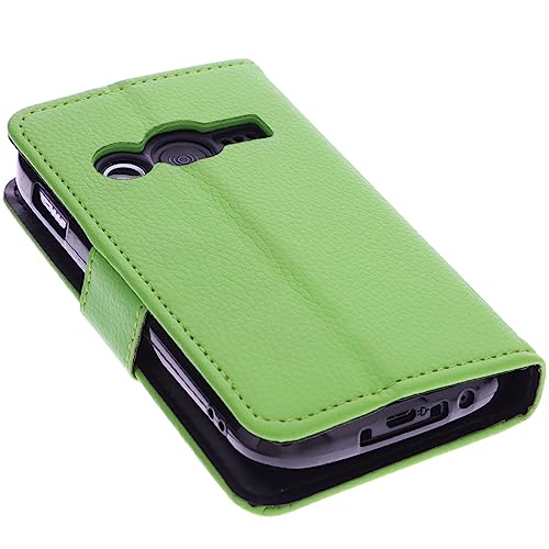 Housse Compatible avec Doro 1380 Style Livre Vert Coque de Protection Portefeuille – Image 3