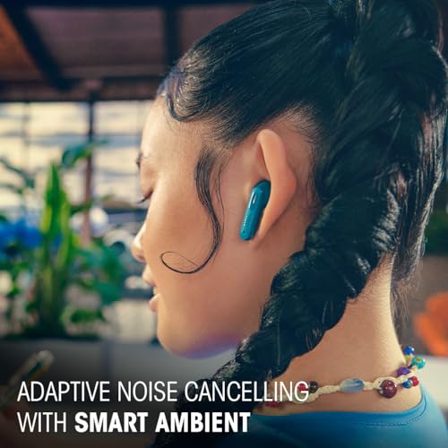 JBL Tune Beam 2, Écouteurs sans Fil Bluetooth, réduction de Bruit, 48 Heures d'autonomie, résistance à l'eau et à la poussière IP54, Connexion multipoint, Conception Intra sur Tige, Noir – Image 4