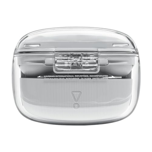 JBL Tune Beam Ghost 2, Écouteurs sans Fil Bluetooth, réduction de Bruit, 48 Heures d'autonomie, résistance à l'eau et à la poussière IP54, Connexion multipoint, White Ghost – Image 7