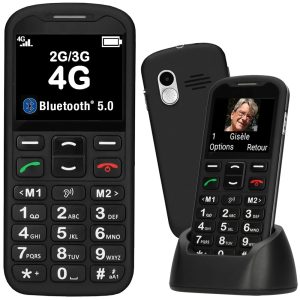 MOBIHO ESSENTIEL NOUV 04/2024 - Le Classic Initial désormais en 4G : dépendance, Perte d'autonomie. Stop ERREURS MANIP et appels pub, SOS, Alerte Bat Faible, Main Libre Auto, Photo-Contact...