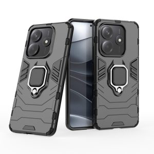 Max Power Digital Coque pour Xiaomi Redmi Note 14 5G Housse Antichoc avec Anneau Rotatif Aimant Etui Magnétique Rigide Dure Armure Bague Support Armure Renforcée (Xiaomi Redmi Note 14 5G, Noir)