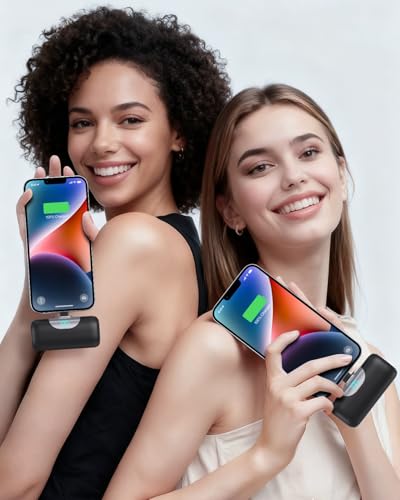 Mini Batterie Externe pour iPhone, 5500mAh Power Bank 15W PD 3.0A Charge Rapide Chargeur Ultra-Compact et Léger Batteries Portable avec Écran LED pour iPhone 14/13/12/11/XR/8 etc – Image 3