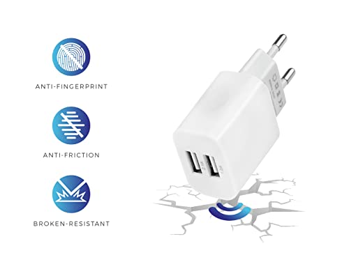 Mutto Adaptateur de Voyage 3 en 1 - Chargeur USB Multi-Universel avec Prises USB-C, Micro USB et Lightning - Câble Inclus – Image 6