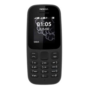 Nokia 105 - Téléphone portable débloqué GSM (Ecran 1,8 pouces, ROM 4Mo, Double SIM) Noir
