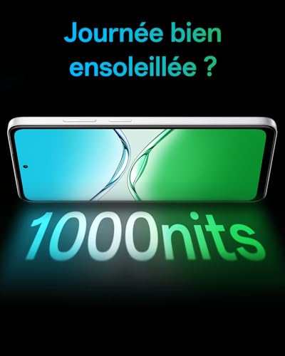 OPPO A5 4G 4Go RAM + 128Go ROM, Smartphone débloqué avec IA, écran 6,67 Pouces 90 Hz, Appareil Photo 50 Mpx avec autofocus, Batterie 6000 mAh, IP65, Mist White (Chargeur SUPERVOOC 45 W Inclus) – Image 7