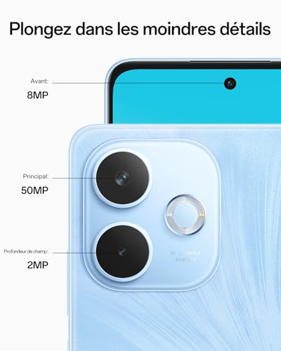 OPPO A5 Pro 4G 8Go RAM + 256Go ROM, Smartphone débloqué avec IA, écran 6,67 Pouces 90 Hz, Appareil Photo 50 Mpx avec autofocus, Batterie 5800 mAh, IP69, Feather Blue (Chargeur SUPERVOOC 45 W Inclus) – Image 5