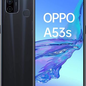 OPPO A53s - Smartphone 4G Débloqué - Téléphone Portable 128 Go - 4 Go de RAM - Écran Immersif 90Hz - Batterie 5000 mAh - Triple Caméra - USB-C - Android 10 - Smartphone Débloqué - Noir Océan
