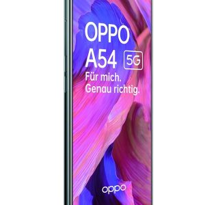 OPPO A54 - Smartphone 5G Débloqué - Téléphone Portable - 64 Go - Écran Ultra Fluide - Quadruple Capteur Photo 48 MP - Processeur Qualcomm Octa-Core - Ultra Grand Angle 8 MP - Autonomie 2 Jours - Noir